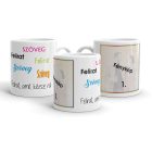 Fényképes bögre, fényképpel és szöveggel