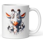 3D Zsiráf állatos bögre