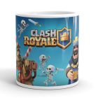 Clash Royale egyedi neves feliratos gyerek gamer 360 fokos mintás bögre