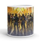 Counter-Strike 2 karakterek egyedi neves feliratos gamer 360 fokos mintás bögre