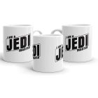 I am a Jedi Master feliratos fehér kerámia Star Wars mintás bögre filmrajongóknak