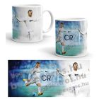 Egyedi névvel kérhető bwin mezes Cristiano Ronaldo gólöröm grafikás fehér kerámia focis bögre