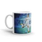 Egyedi névvel kérhető bwin mezes Cristiano Ronaldo gólöröm grafikás fehér kerámia focis bögre