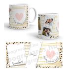 Valentin szerelmes fényképes bögre