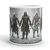 Assassin's Creed karakterek egyedi neves feliratos gamer 360 fokos mintás bögre