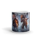 Battlefield katonák egyedi neves feliratos gamer 360 fokos mintás bögre