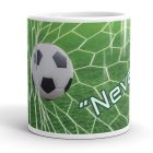 Névre szóló focis bögre