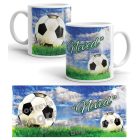 Névre szóló focis bögre