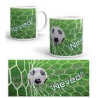 Névre szóló focis bögre