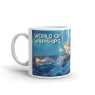  World of Warships hadihajó sarki fény egyedi neves feliratos gamer 360 fokos mintás bögre
