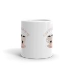 Kawaii kávéscsésze kockacukor karakterekkel pour some sugar on me felirattal egyedi neves 360 fokos mintás bögre