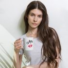 Mrs. Igazam van feliratos vicces kerámia bögre piros rzs mintával nőknek