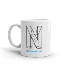 3D drótvázas egyedi neves monogramos tech bögre