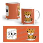 Tigrises bögre fiú vagy lány névvel