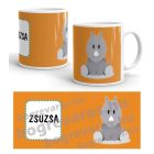 Orrszarvús bögre fiú vagy lány névvel