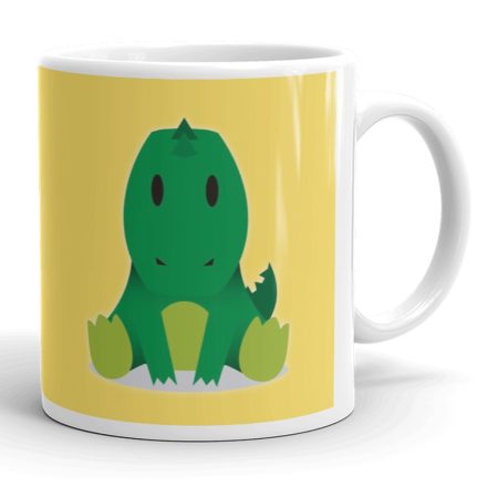 Sárkányos bögre fiú vagy lány névvel