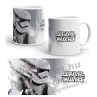 Star Wars rohamosztagos akvarell hatású egyedi neves feliratos 360 fokos mintás bögre