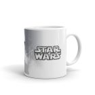 Star Wars rohamosztagos akvarell hatású egyedi neves feliratos 360 fokos mintás bögre