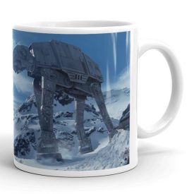 Star Wars Hoth csata AT-AT lépegető egyedi neves feliratos 360 fokos mintás bögre