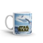 Star Wars Hoth csata AT-AT lépegető egyedi neves feliratos 360 fokos mintás bögre