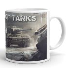 World of Tanks Tigris tank egyedi neves feliratos gamer 360 fokos mintás bögre
