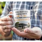 Hiába viszek haza mindenkit vicces buszsofőr bögre fehér kerámia alátéten