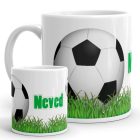 Névre szóló focis bögre