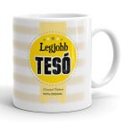 Legjobb tesó egyedi neves bögre limited edition
