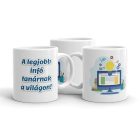 Legjobb informatika tanár bögre