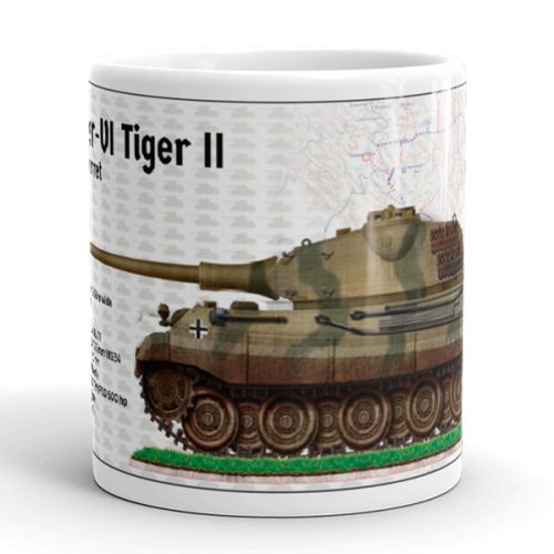 Panzer-VI Tiger II bögre