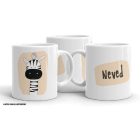 Egyedi névre írható zsiráfos bögre