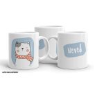 Egyedi névre írható cicás bögre