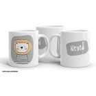 Egyedi névre írható oroszlános bögre