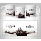 Assassin's creed bögre egyedi névvel