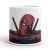 Deadpool mintás bögre egyedi névvel feliratozva ajándék ötletként Marvel és képregény rajongóknak