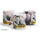 Születésnapi évszámos fényképes bögre 