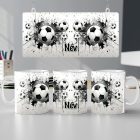 Névre szóló focis bögre