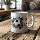 Névre szóló focis bögre