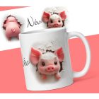 Malackás bögre saját névvel 