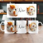 Cicás bögre saját névvel