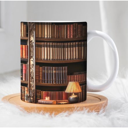 Könyvespolc bögre könyvbarátoknak