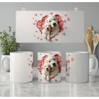 Kutyás szíves bögre – aranyos ajándék kutyarajongóknak