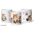 Macskás - cicás bögre