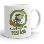 A világ legprofibb postása egyedi neves bögre