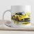 Lotus Elise sportautó akvarell hatással egyedi neves 360 fokos mintás bögre