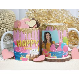 Születésnapi fényképes bögre 