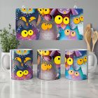 Vicces baglyok bögre