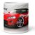  Tűzvörös dodge viper sportautó króm felnikkel és viper felirattal egyedi neves mintás fehér bögre