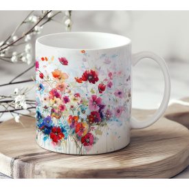 Mezei virágok bögre